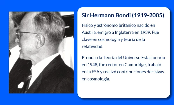 Sir Hermann Bondi. El físico que desafió la teoría del Big Bang