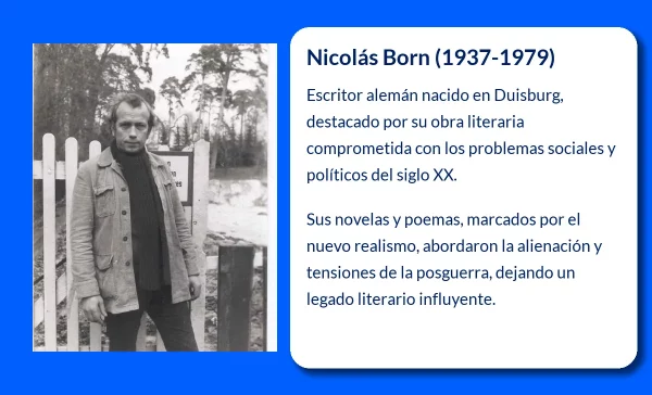 Nicolás Born. El escritor alemán que capturó la esencia de una época