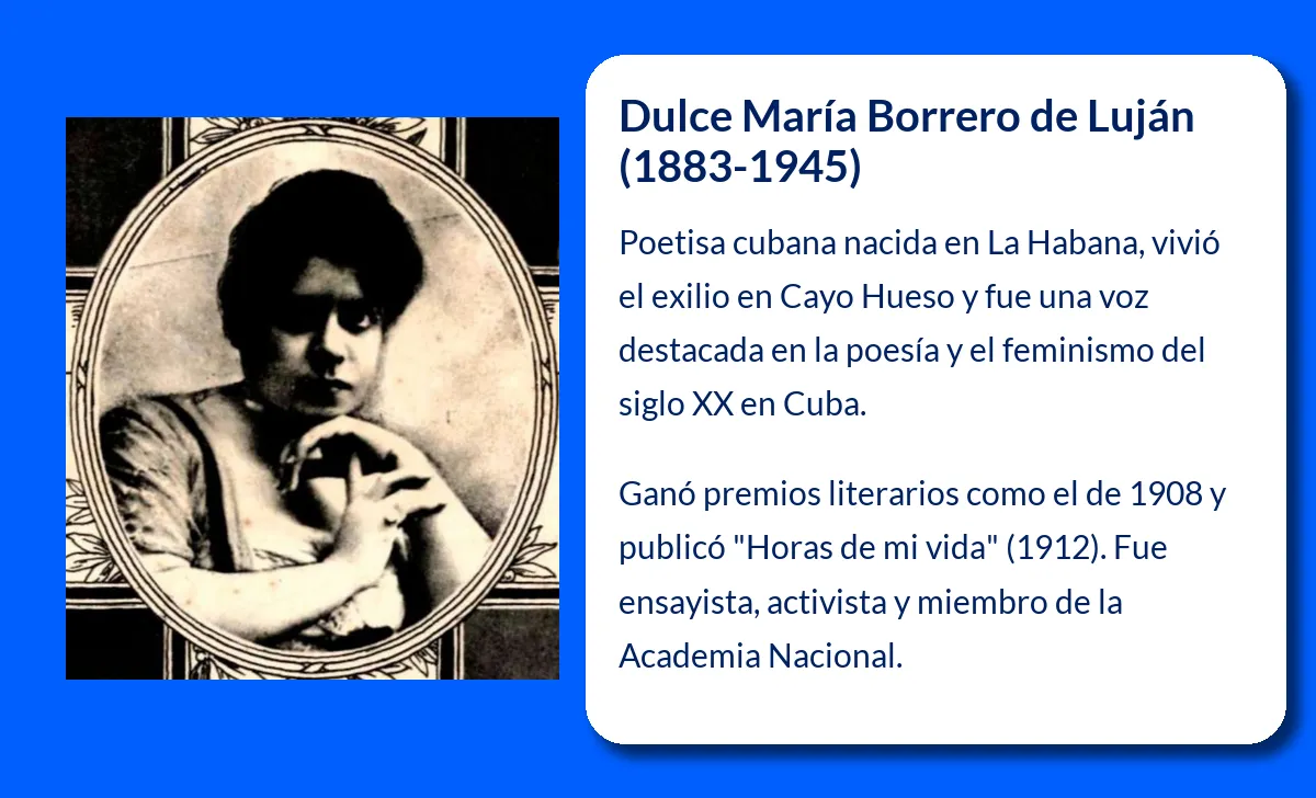 Dulce María Borrero de Luján. La poetisa cubana que defendió los derechos de las mujeres