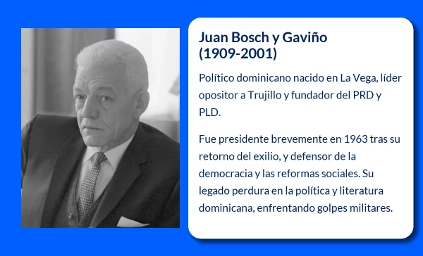 Juan Bosch y Gaviño (1909-2001): El político y escritor que marcó la historia de la República Dominicana