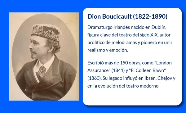 Dion Boucicault. El dramaturgo que cautivó a los escenarios de América y Europa
