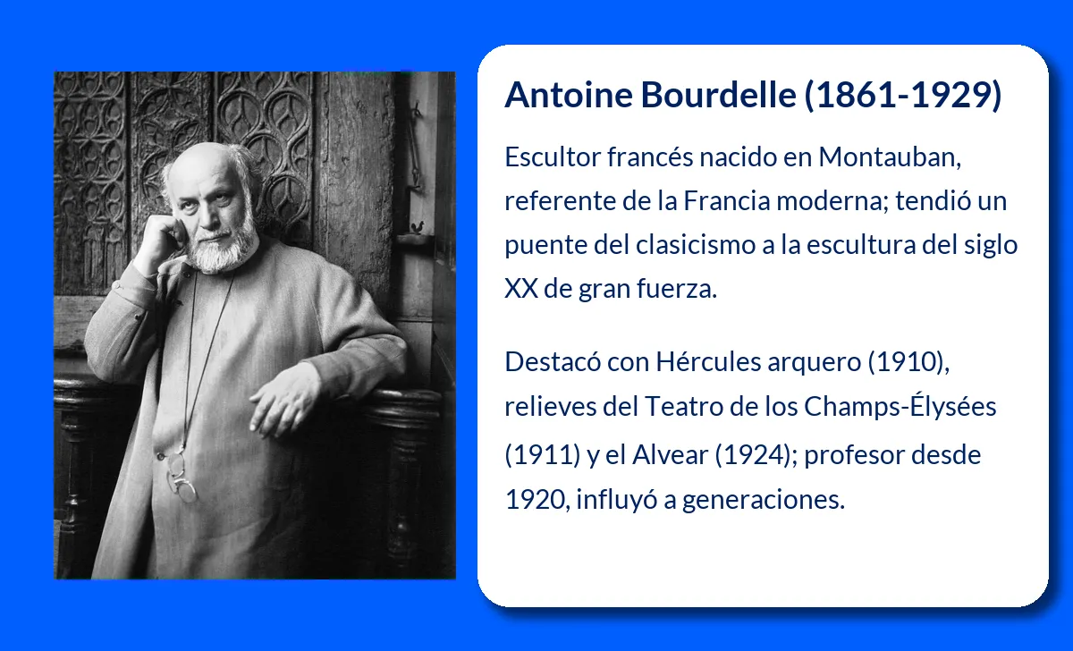 Antoine Bourdelle. El escultor francés que marcó una nueva era en el arte monumental
