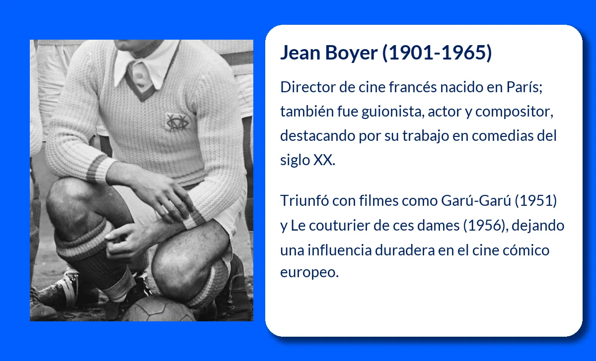 Jean Boyer. El director de cine francés que dejó una huella imborrable en la comedia