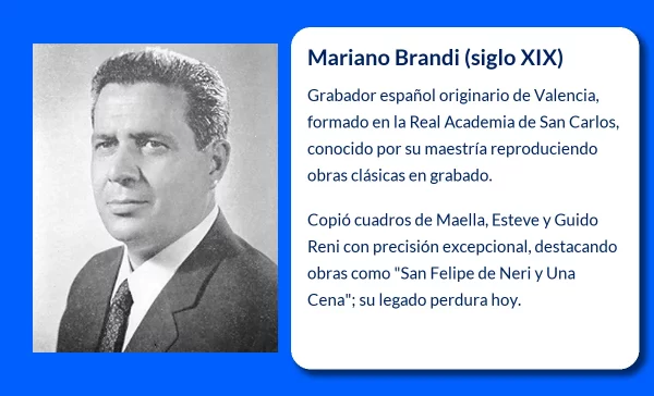 Mariano Brandi:. El grabador valenciano cuya obra perdura en el tiempo