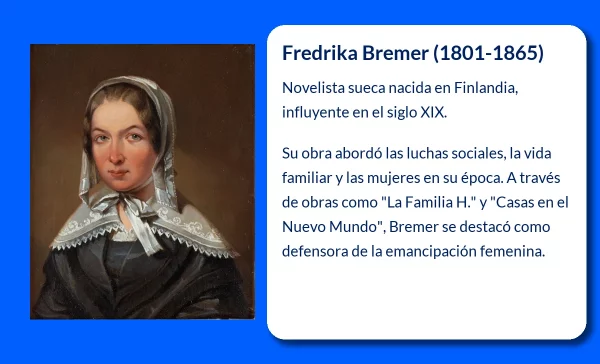 Fredrika Bremer (1801-1865): La novelista sueca que retrató la vida familiar y las luchas sociales