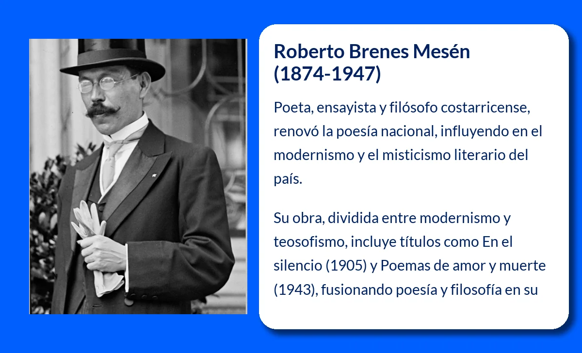 Roberto Brenes Mesén (1874-1947): El Poeta y Filósofo Costarricense que Transformó la Poesía Nacional
