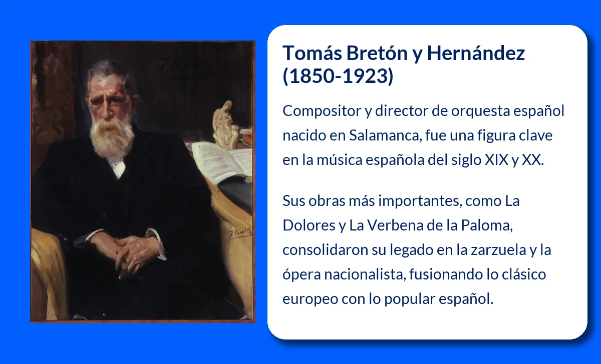 Tomás Bretón y Hernández (1850-1923): El maestro de la zarzuela y la ópera española