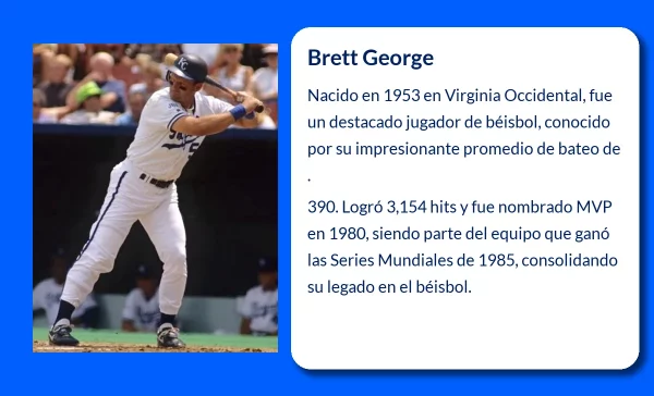 Brett George (1953-VVVV): El legendario bateador de las Grandes Ligas