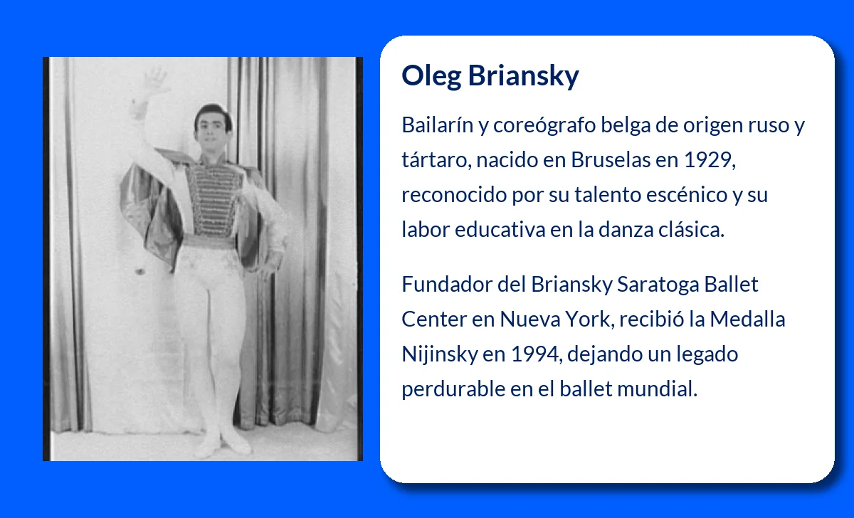 Oleg Briansky (1929-VVVV). El Maestro del Ballet Internacional