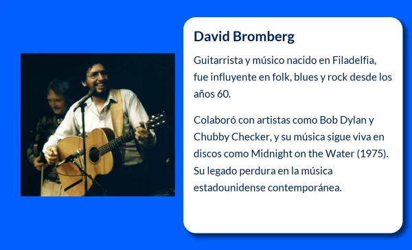 David Bromberg (1945-VVVV): El virtuoso estadounidense que fusionó folk