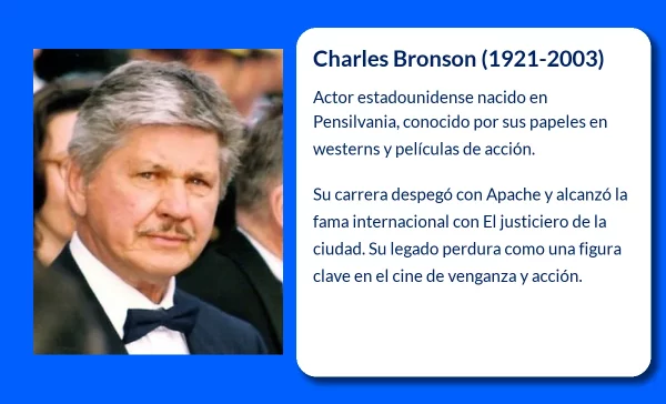 Charles Bronson (1921-2003): El hombre de hierro del cine estadounidense