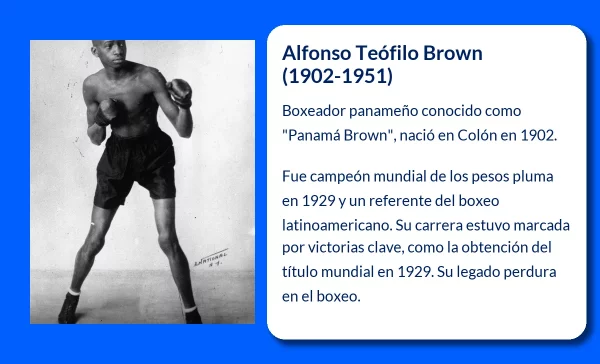 Alfonso Teófilo Brown (1902-1951): El legado del boxeador panameño "Panamá Brown"