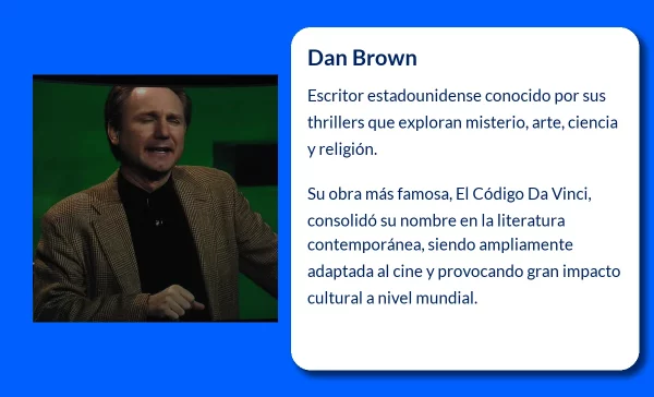 Dan Brown (1964-VVVV): El maestro del thriller contemporáneo