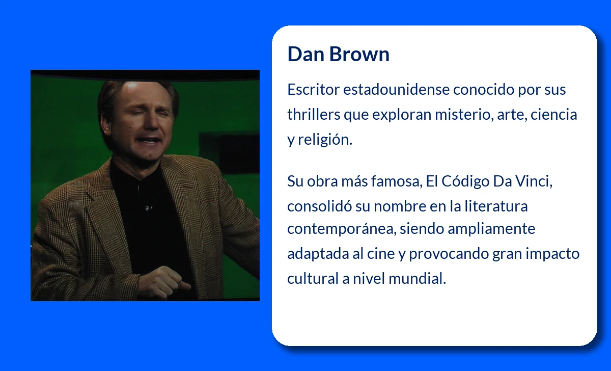 Dan Brown (1964-VVVV): El maestro del thriller contemporáneo