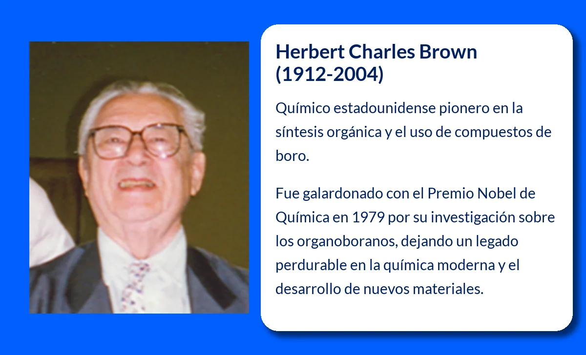 Herbert Charles Brown (1912-2004). El genio detrás de los avances en la química orgánica