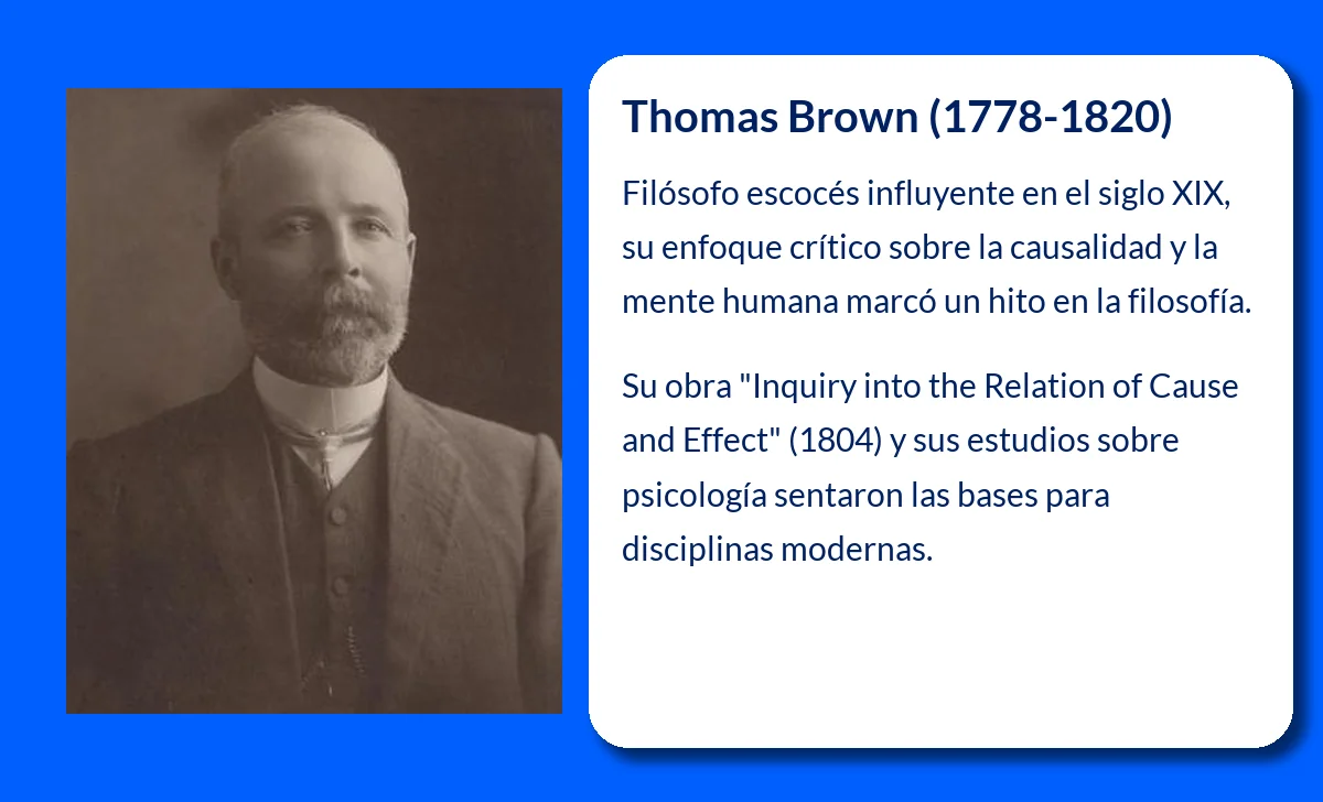 Thomas Brown (1778-1820). El filósofo escocés que transformó la filosofía moral del siglo XIX