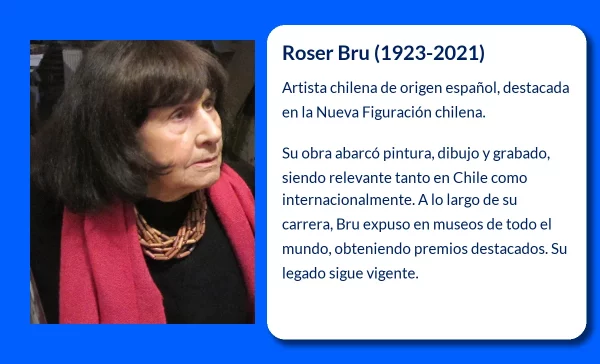 Roser Bru (1923-2021). La artista chilena de origen español que revolucionó la Nueva Figuración