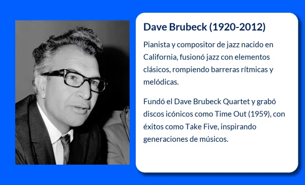 Dave Brubeck (1920-2012): El innovador compositor y pianista del jazz