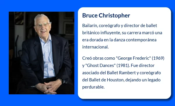 Bruce Christopher (1945-VVVV): El aclamado bailarín