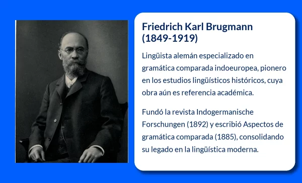 Friedrich Karl Brugmann (1849-1919). El pionero de la lingüística comparada indoeuropea