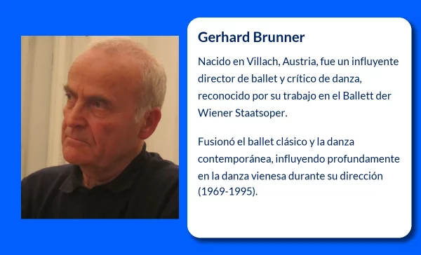 Gerhard Brunner (1939-VVVV): El director de ballet que marcó una era en Viena