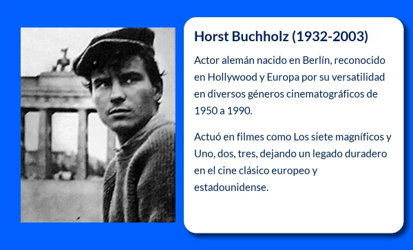 Horst Buchholz (1932-2003). El galán alemán que conquistó Hollywood