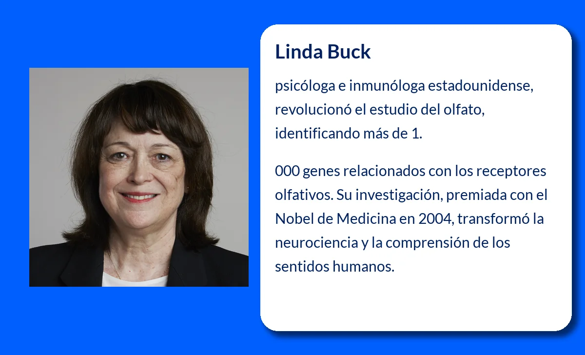 Linda Buck (1947-VVVV). La pionera en el estudio del olfato que revolucionó la neurociencia