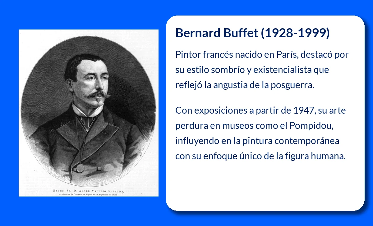 Bernard Buffet (1928-1999): El pintor existencialista que reflejó la angustia de su tiempo