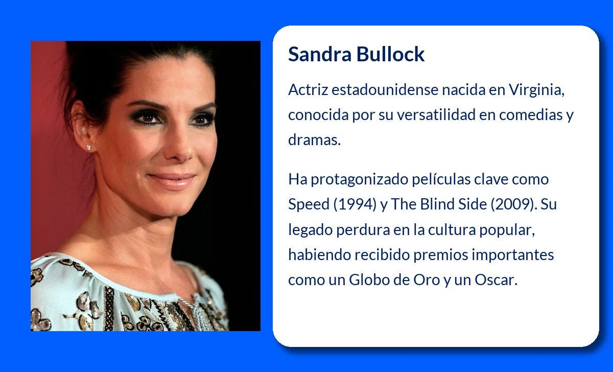 Sandra Bullock (1964-VVVV): La actriz que conquistó Hollywood y el corazón de millones