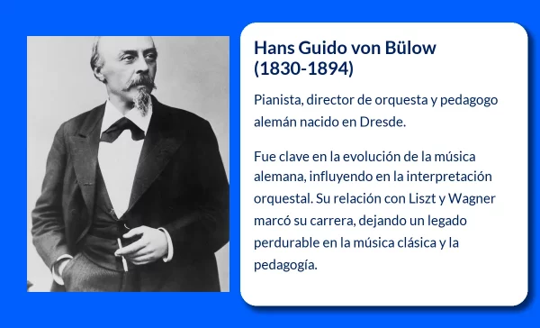 Hans Guido von Bülow (1830-1894): El virtuoso de la música alemana que dejó una huella indeleble en la dirección y la interpretación