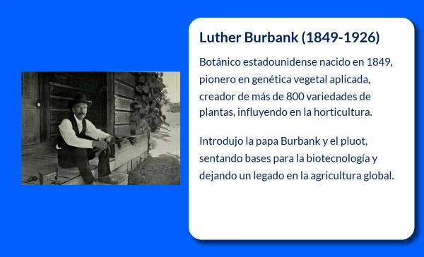 Luther Burbank (1849-1926): El pionero botánico que revolucionó la agricultura
