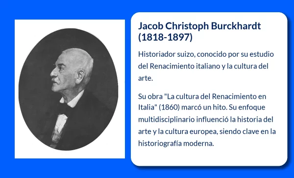 Jacob Christoph Burckhardt (1818-1897): El padre del Renacimiento en la historiografía moderna
