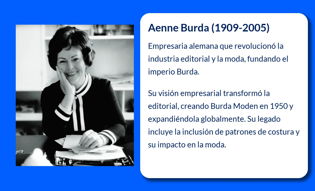 Aenne Burda (1909-2005): La empresaria alemana que revolucionó la moda