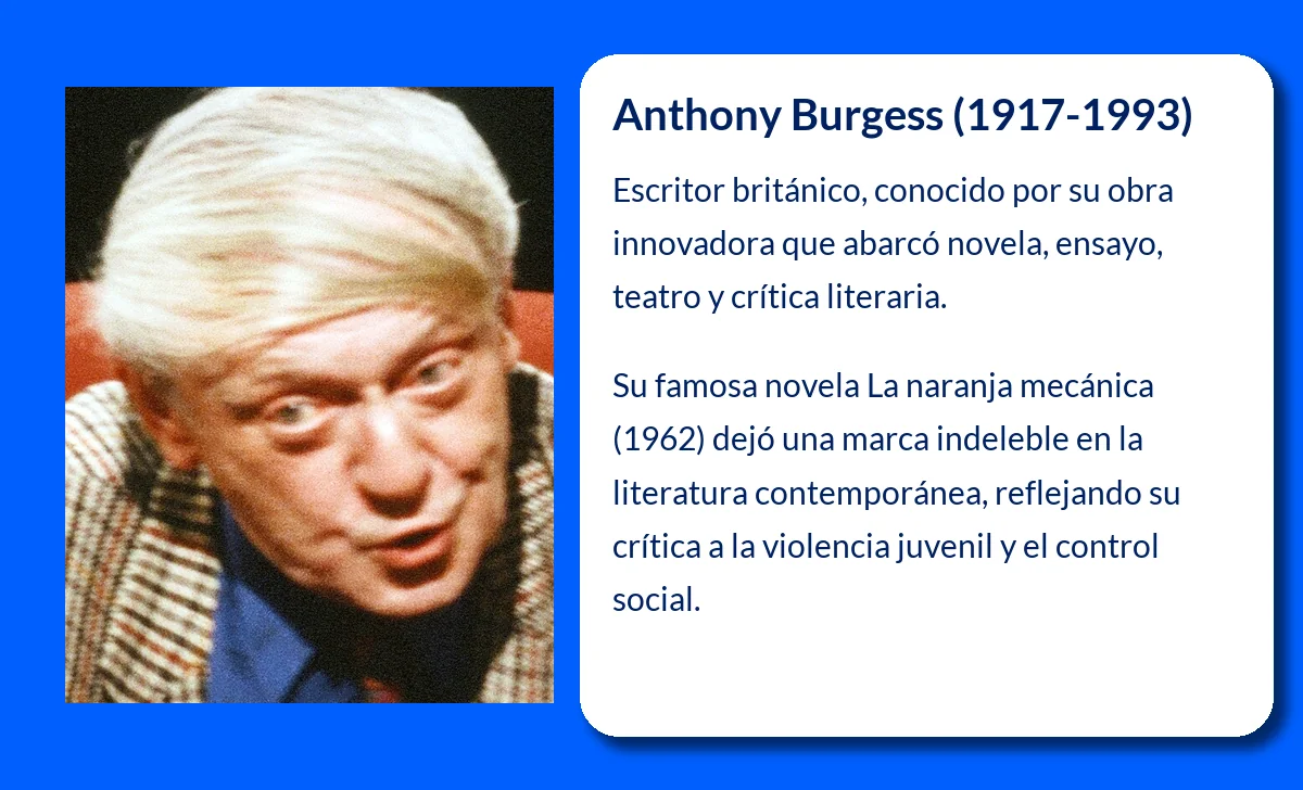 Anthony Burgess (1917-1993): El escritor británico que transformó la literatura contemporánea