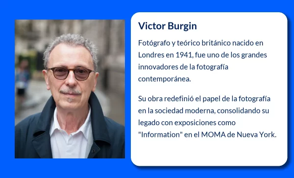 Victor Burgin (1941-VVVV): El fotógrafo y teórico británico que revolucionó la fotografía contemporánea
