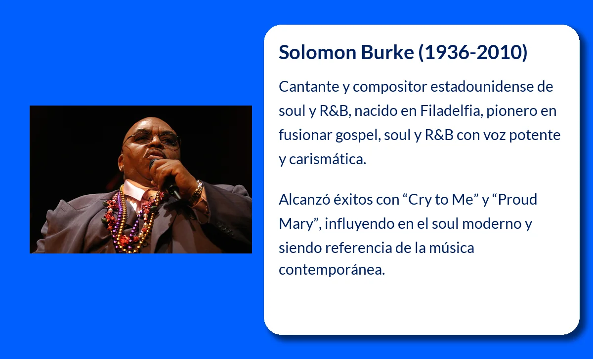 Solomon Burke (1936-2010): La voz legendaria que trascendió generaciones