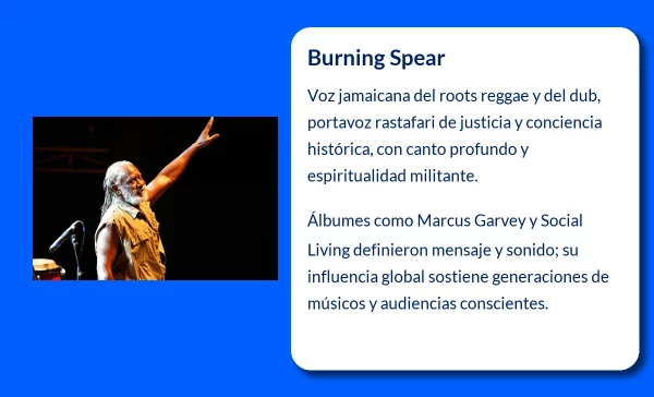 Burning Spear (1945-VVVV): La leyenda del reggae jamaicano que conquistó el mundo