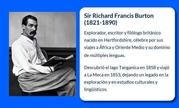 Sir Richard Francis Burton (1821-1890): El explorador