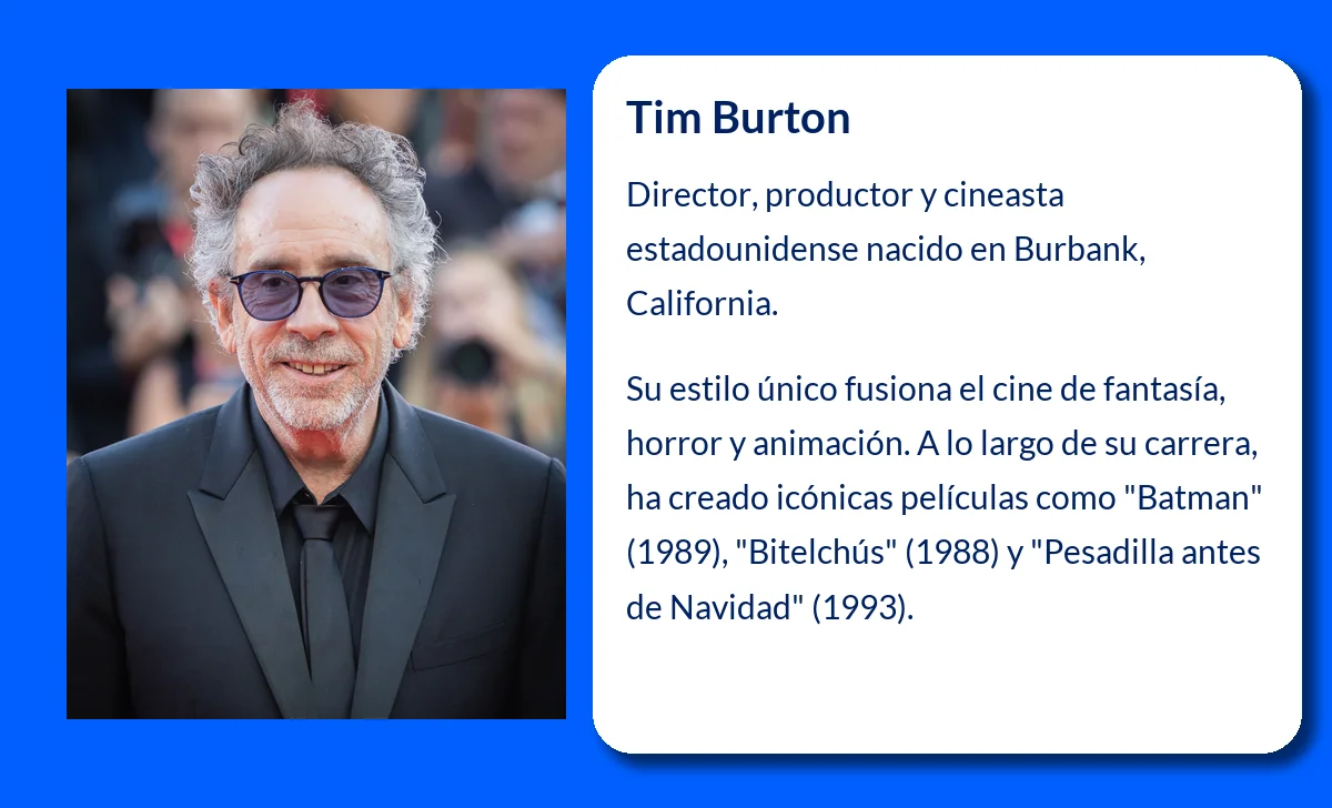 Tim Burton (1958-VVVV). El genio excéntrico que revolucionó el cine de fantasía y terror