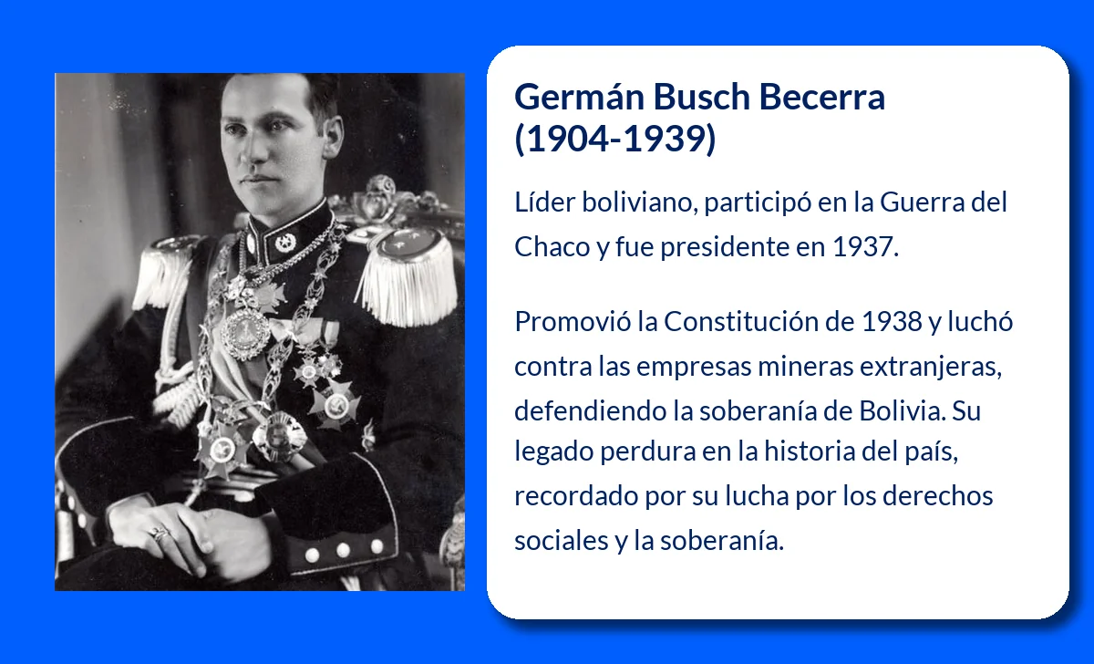 Germán Busch Becerra (1904-1939). Un líder revolucionario en la historia de Bolivia