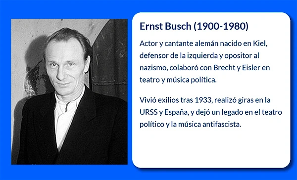 Ernst Busch (1900-1980): El actor y cantante que desafió el régimen nazi