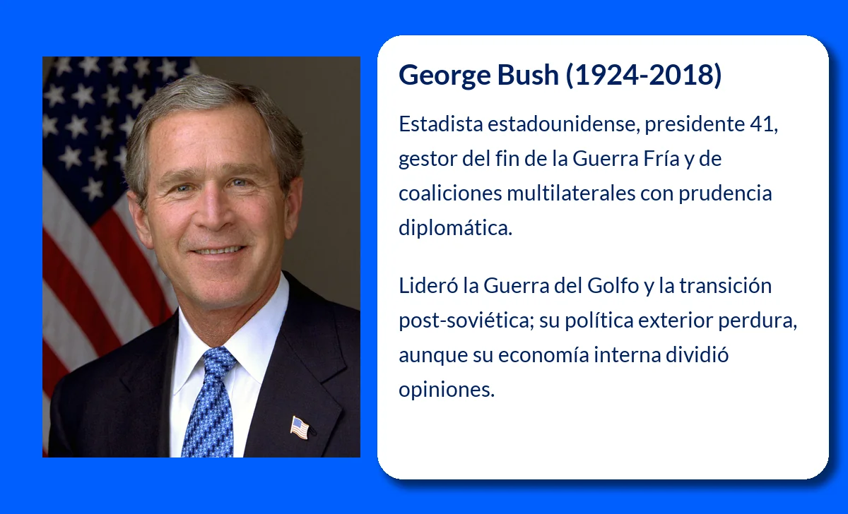 George Bush (1924-2018): La vida de un presidente y su legado en la historia estadounidense