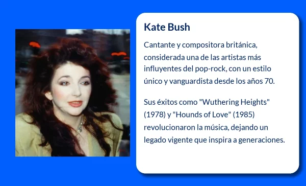 Kate Bush (1958-VVVV): La Reina del Pop-Rock que Revolucionó la Música