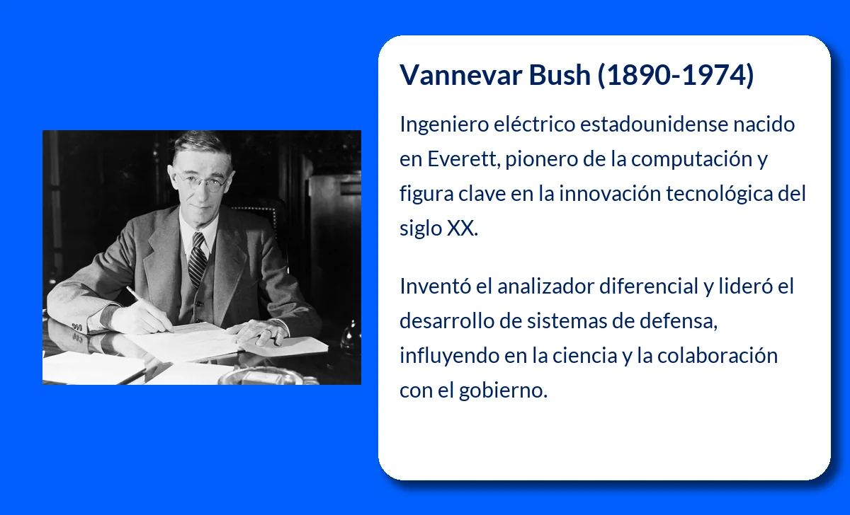 Vannevar Bush (1890-1974). El pionero de la informática y la tecnología moderna