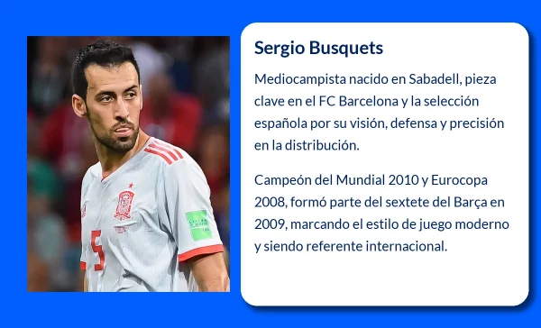 Sergio Busquets (1988-VVVV): El Pilar del Barcelona y de la Roja