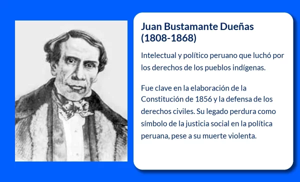 Juan Bustamante Dueñas (1808-1868). El defensor de los indígenas del Perú y su legado histórico