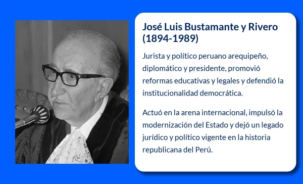José Luis Bustamante y Rivero (1894-1989): El político y jurista peruano que dejó huella en la historia
