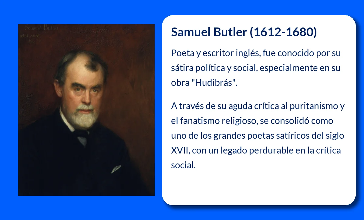 Samuel Butler (1612-1680): El Poeta Cómico que Satirizó a su Época y Dio Vida a Hudibrás