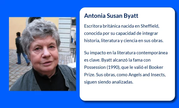 Antonia Susan Byatt (1936-VVVV): La escritora británica que conquistó la literatura contemporánea