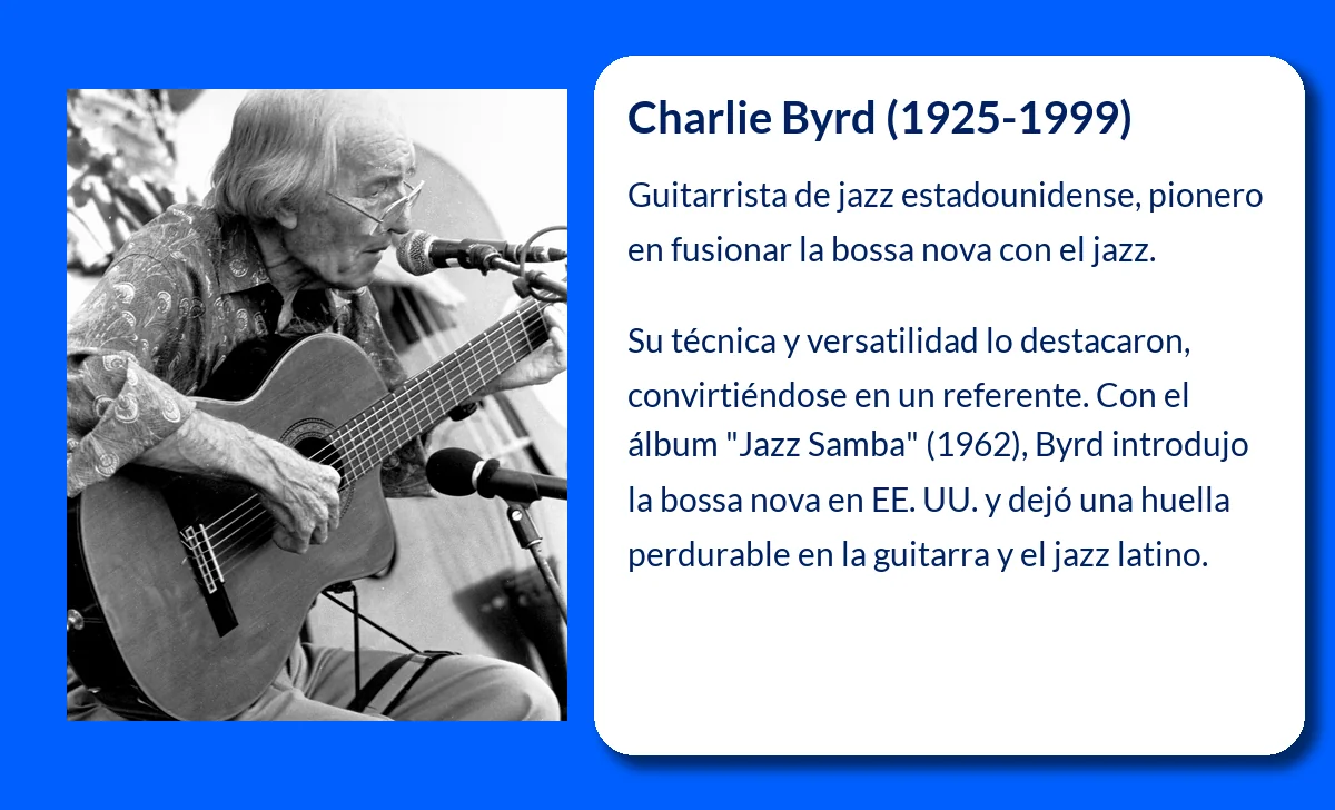 Charlie Byrd (1925-1999). El guitarrista de jazz que revolucionó la música brasileña en EE. UU.